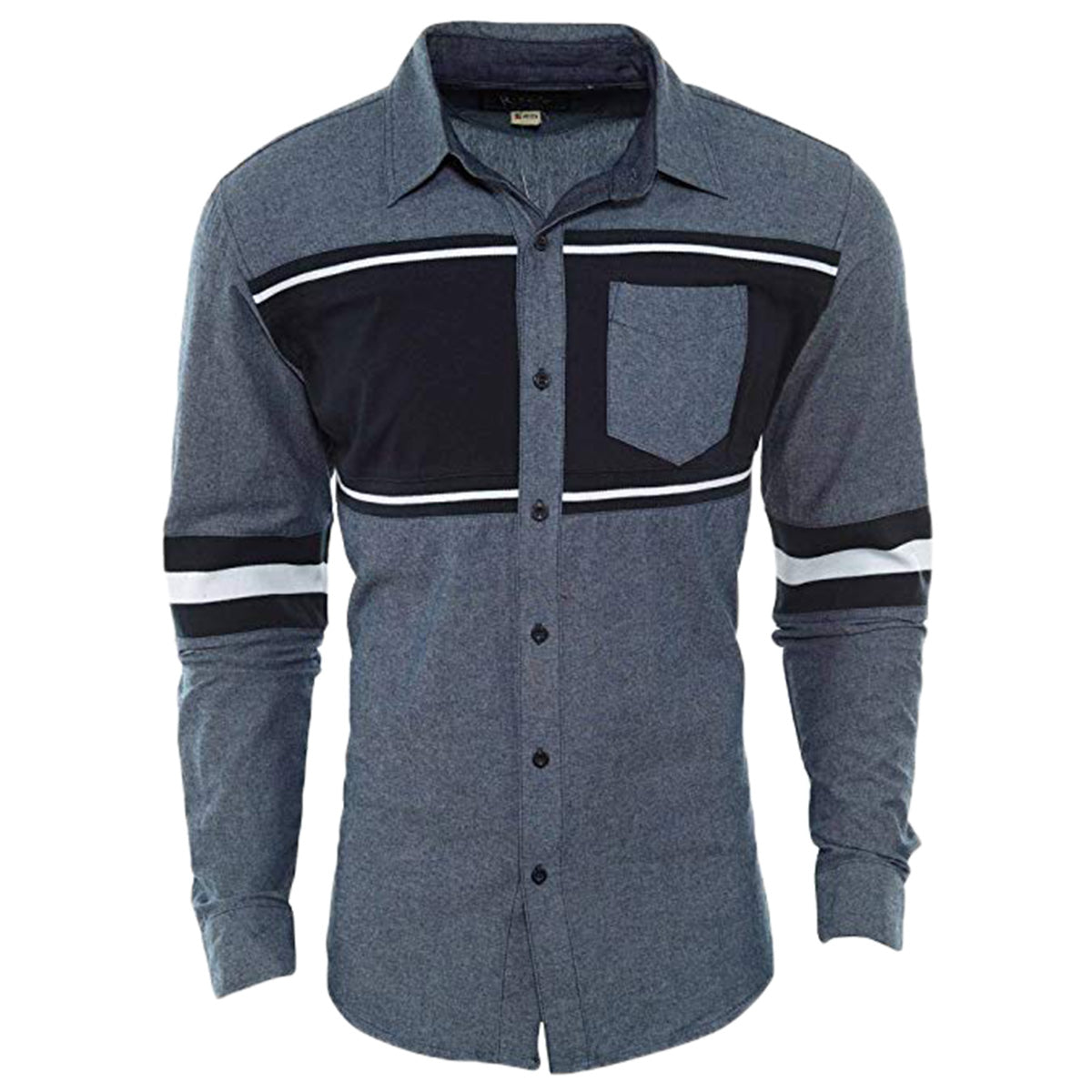 R.sole Chambray Color Block Mens Style : 002315