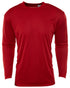 A4 Cooling Performance Long Sleeve Crewneck Blank T-Shirt Mens Style : N3165