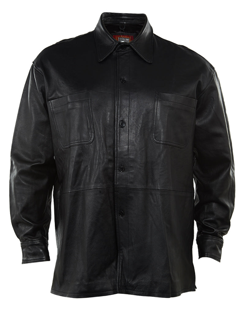 Hudson Outerwear Vintage Echtes Leder 5 Button Jacket Mens Style : HUD 001