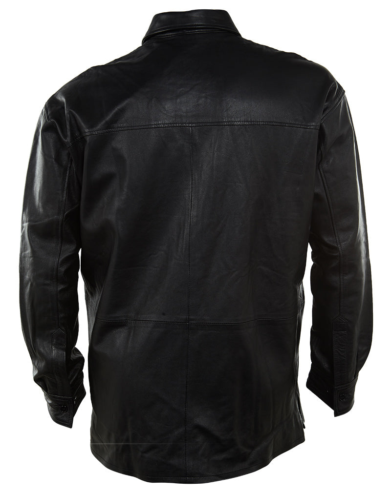 Hudson Outerwear Vintage Echtes Leder 5 Button Jacket Mens Style : HUD 001