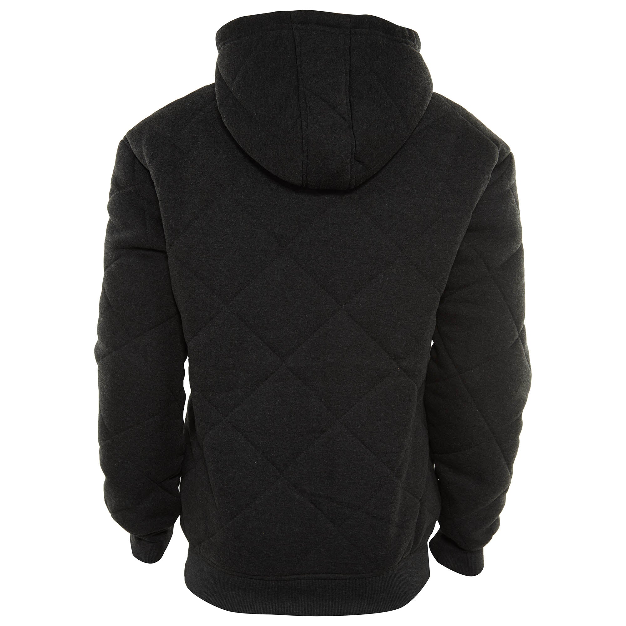 Plaza Quilted Zip-Up Hoodie Jacket Mens Style : P001