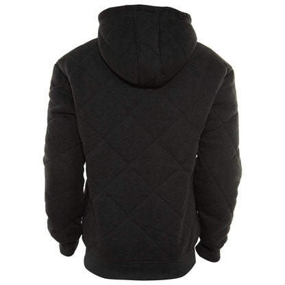 Plaza Quilted Zip-Up Hoodie Jacket Mens Style : P001