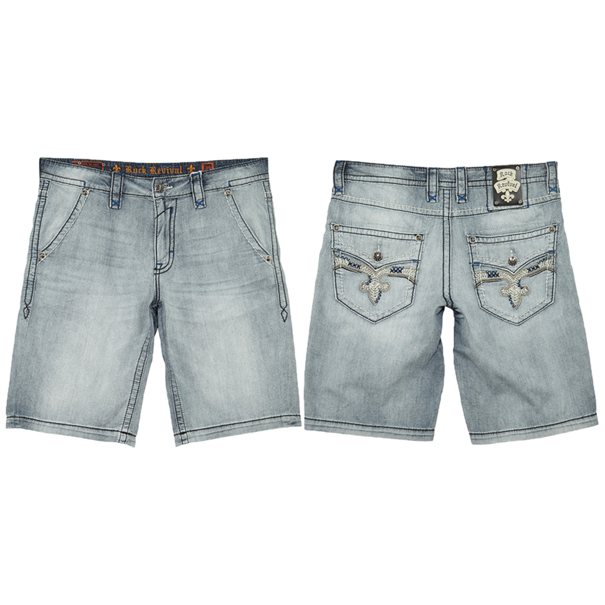 Rock Revival Short Mens Style : RSM839-5