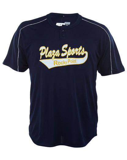 Augustia  Plaza Sports Rocky Point 2 Button Meshed Jersey Mens Style : RN65378