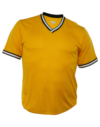 Augustia  Adult Team Color V-Neck Short Sleeves Mesh Jersey Mens Style : 472