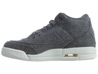 Air Jordan 3 Retro Bg (gs) "wool" - dark Boys / Girls Style :861427
