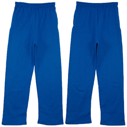 Jerzees Nublend Poly/cotton 50/50 Open Bottom Side Pockets Sweatpants Mens Style : 974MPR