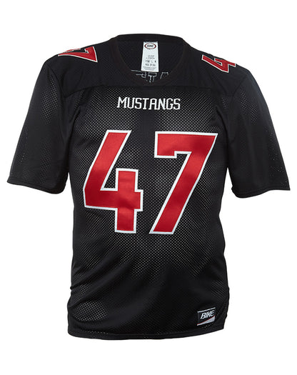 Bike Mustangs V-neck Short Sleeve Nylon Mesh Football Practice Jersey Mens Style : 1190