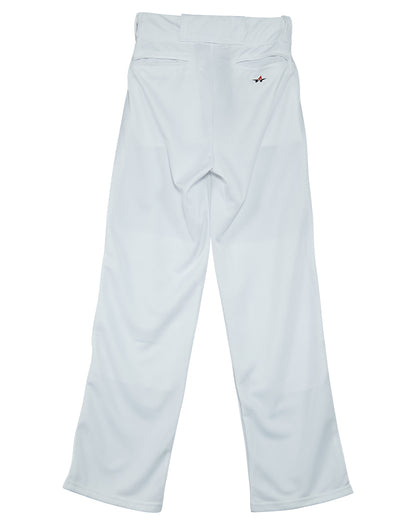 Alleson Relaxed Fit Open Bottom Elastic Waistband Baseball Pants With Braids Mens Style : 605WLB