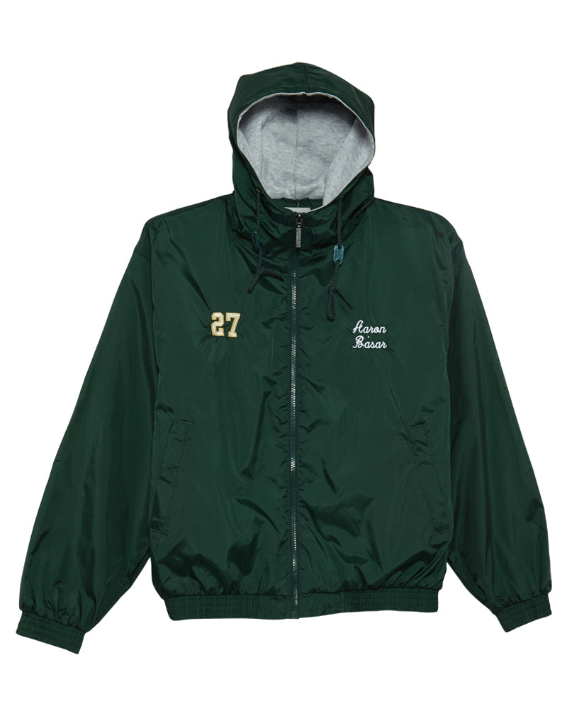 Augustia  Longwood Football Elastic Cuffs Hooded Fleece Lined Jacket Mens Style : 3280