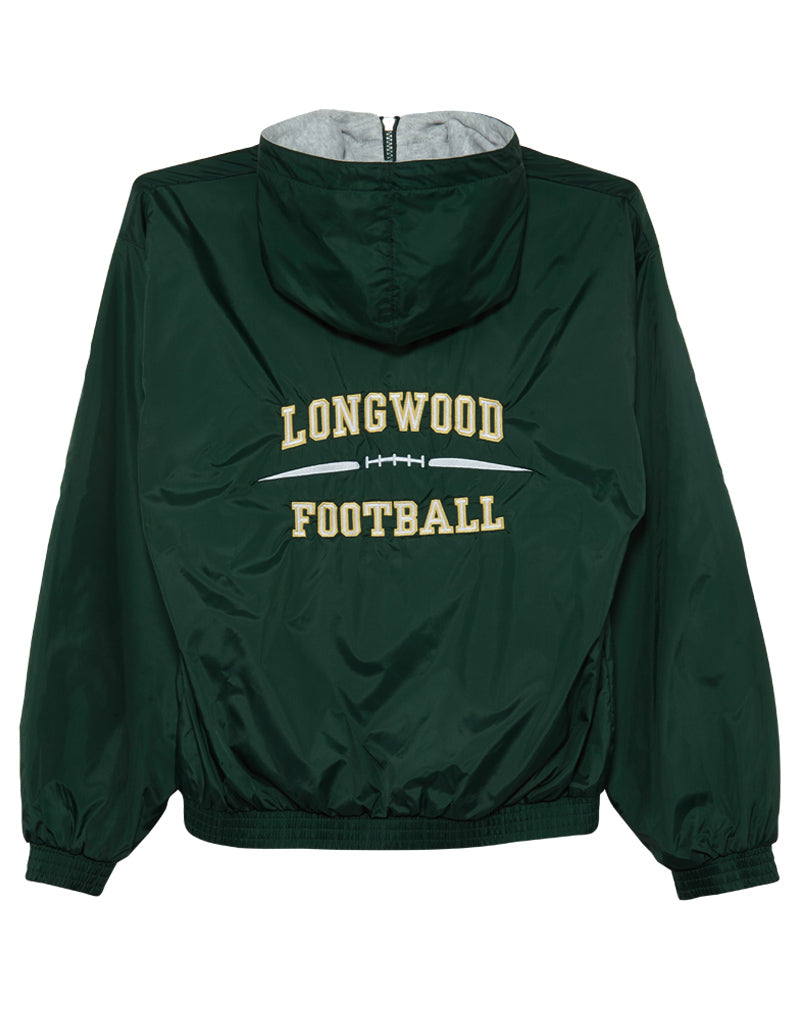 Augustia  Longwood Football Elastic Cuffs Hooded Fleece Lined Jacket Mens Style : 3280