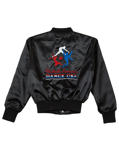 Birdie Snap Button Back Embroidered Satin Jacket Big Kids Style : 22703 EB