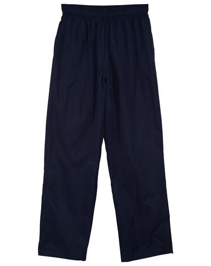 Augustia  Sportswear Covered Elastic Waistband Zip Bottom Solid Pants Mens Style : 3705