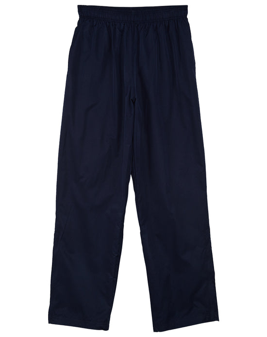 Augustia  Sportswear Covered Elastic Waistband Zip Bottom Solid Pants Mens Style : 3705