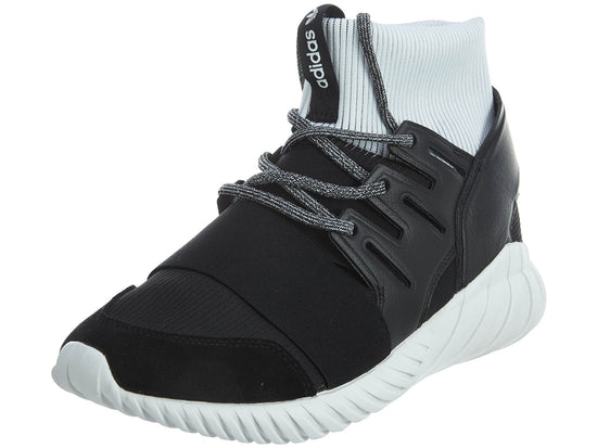 Adidas Tubular Doom Mens BA7555 Black White TwoTone Knit Mens Style :BA7555