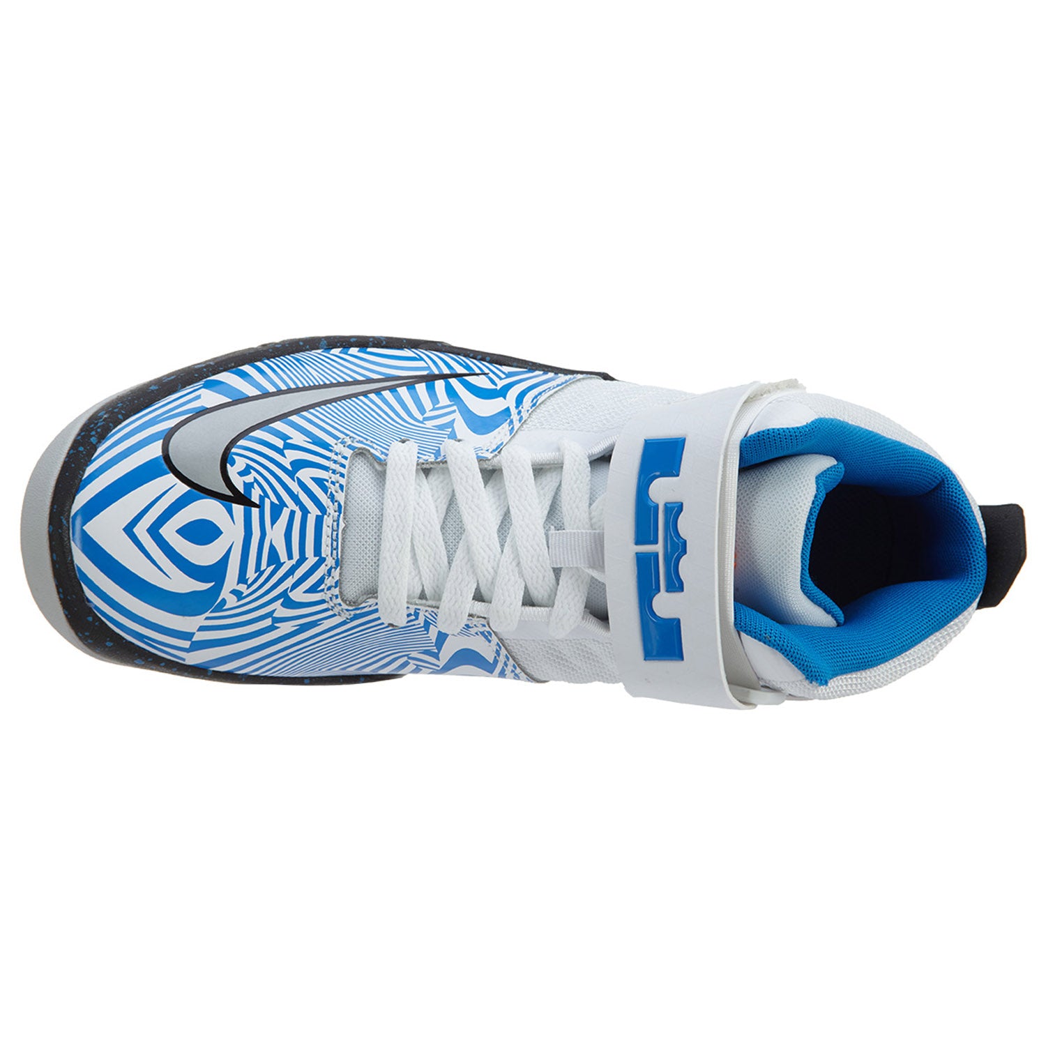 Nike Lebron Air Akronite Blue White Youth GS Boys Mens Style :819832