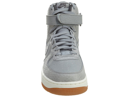 Nike Air Force 1 Hi Premium Silver Glaze Womens Style :654440