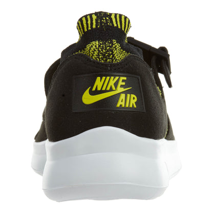 Nike Air Sockracer Flyknit Black White-Yellow Strike (Women&