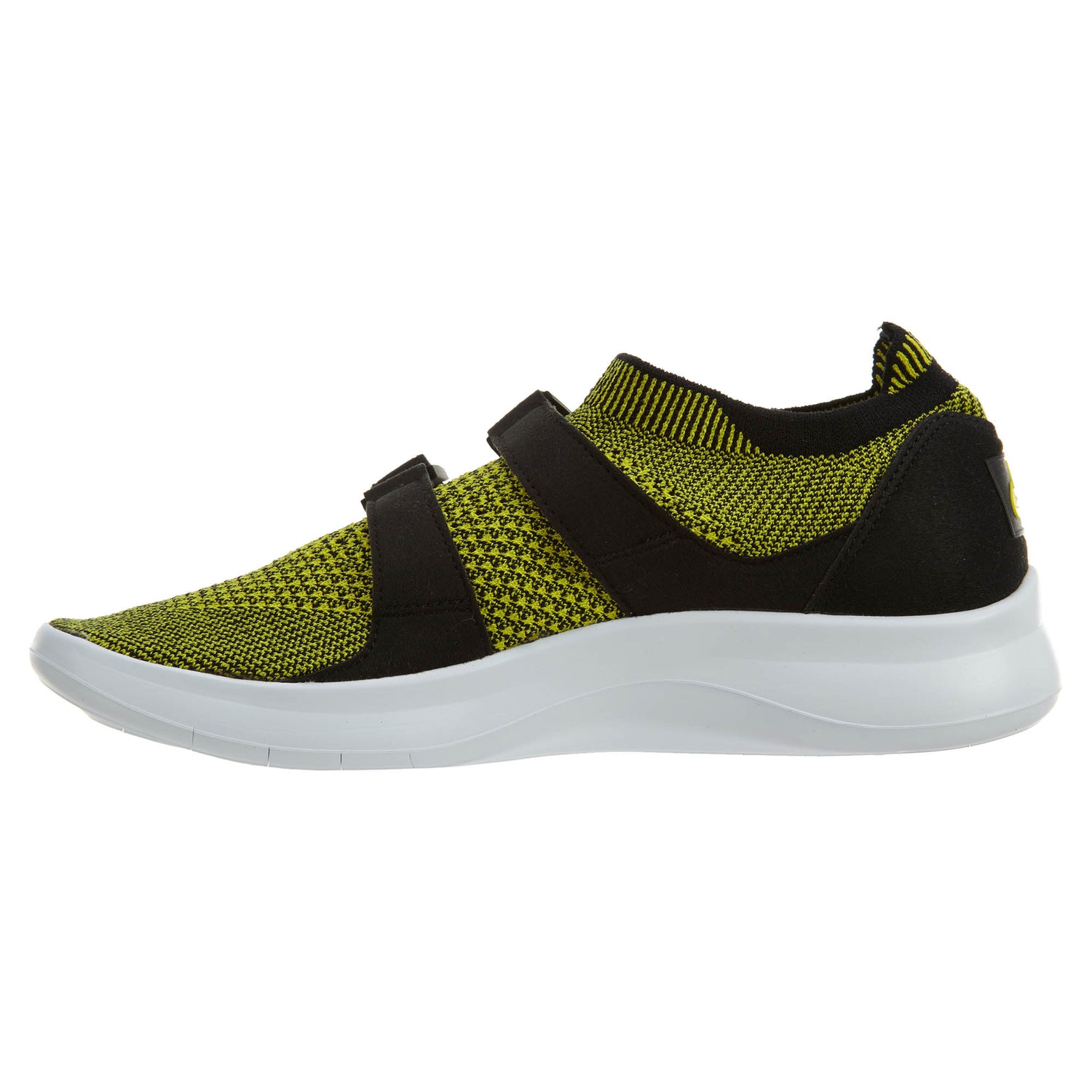 Nike Air Sockracer Flyknit Black White-Yellow Strike (Women&