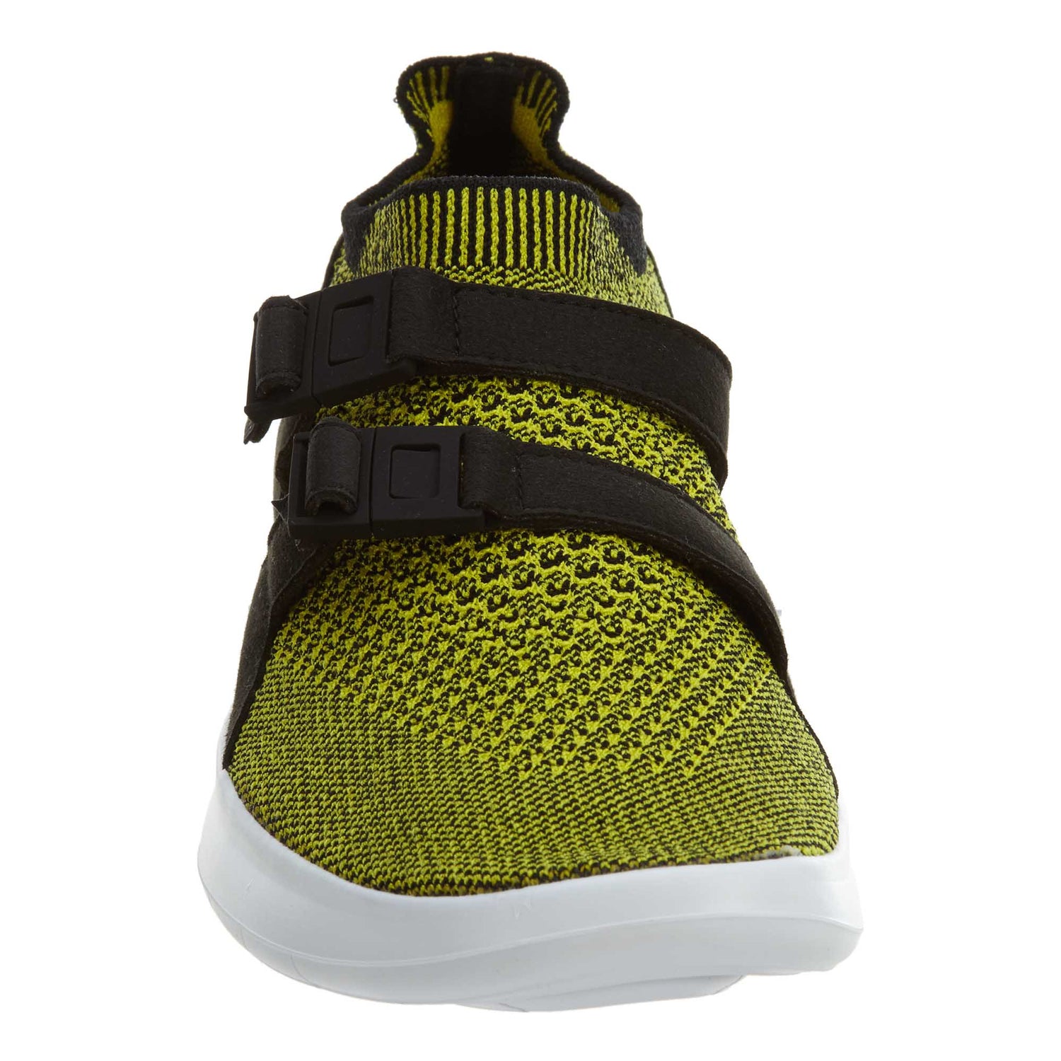Nike Air Sockracer Flyknit Black White-Yellow Strike (Women&
