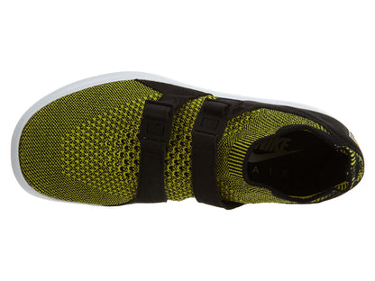 Nike Air Sockracer Flyknit Black White-Yellow Strike (Women&