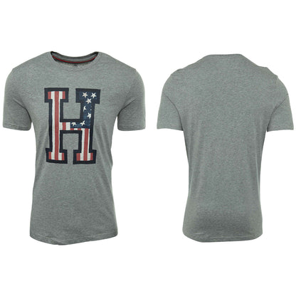 Tommyhilfiger Short Sleeve Crew Neck H Flag Graphic Tee Mens Style : 09t3095