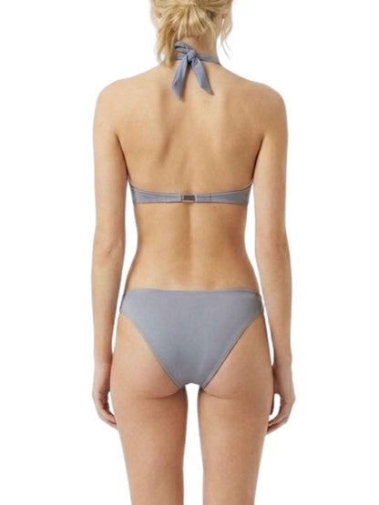 La Perla Graphique Couture Grey Push Up Halter Bikini Top Womens Style : 801087 - 0003