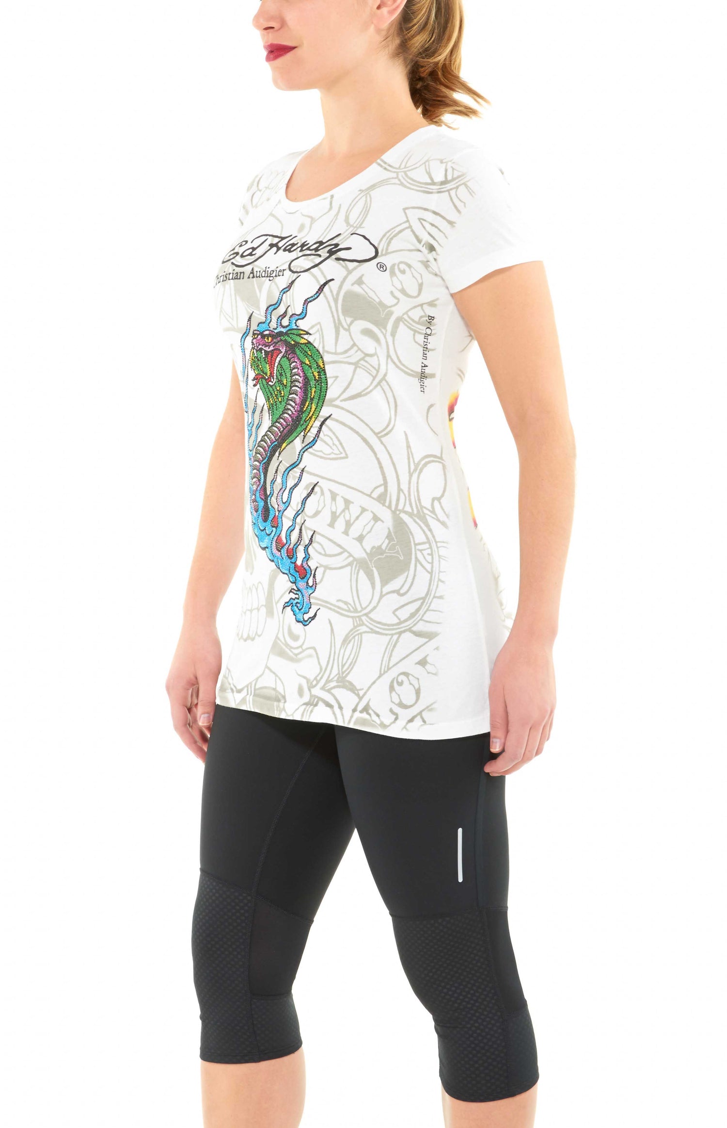EDHARDY FLAMING COBRA TUNIC WOMENS Style