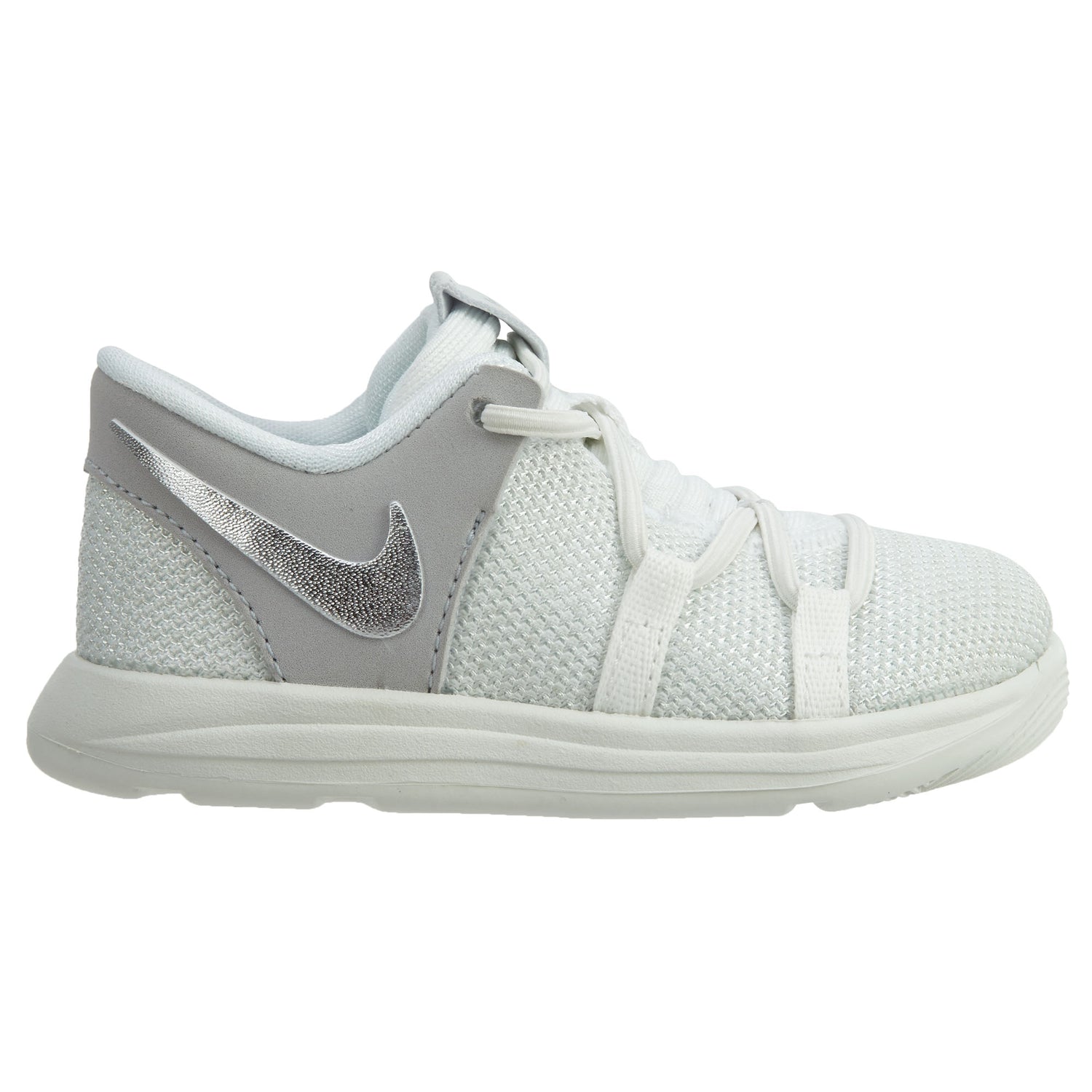 Nike KD X 10 Chrome White Pure Platinum Unisex Style :918363