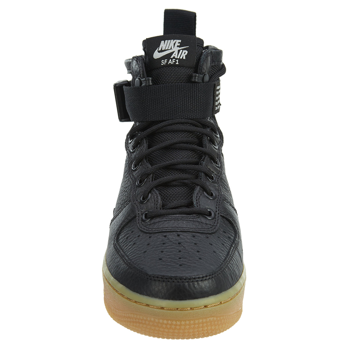 Nike SF Air Force 1 Mid Black Gum Light Brown Womens Style :AA3966