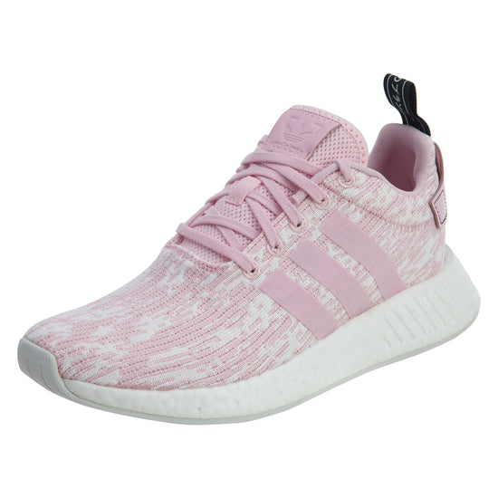 Adidas NMD R2 Wonder Pink Black PrimeKnit Boost Womens Style :BY9315