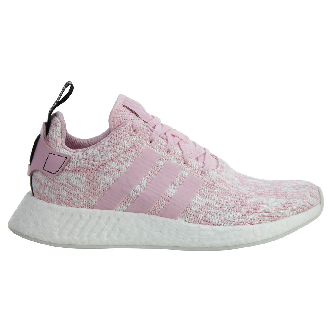 Adidas NMD R2 Wonder Pink Black PrimeKnit Boost Womens Style :BY9315