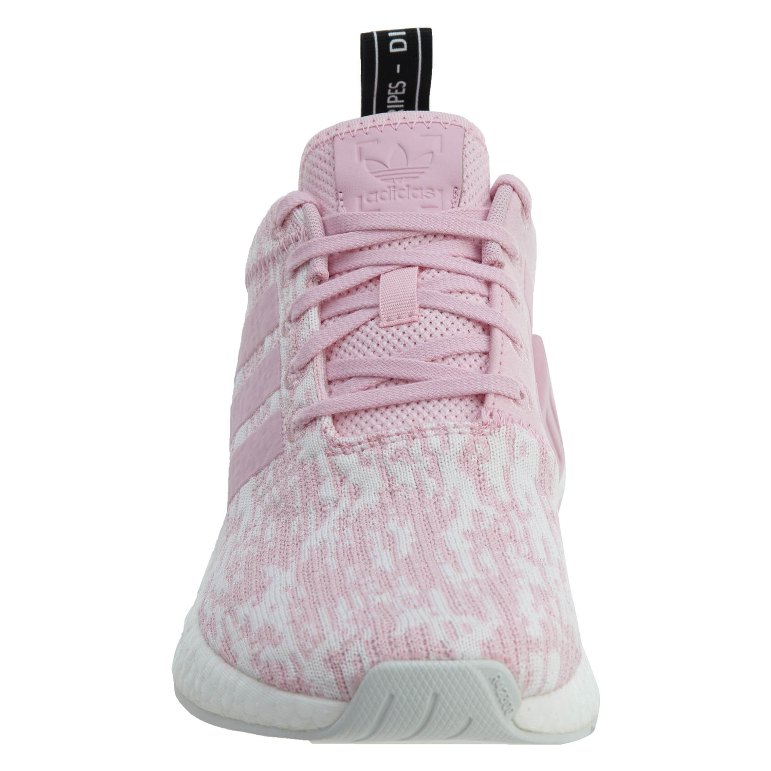 Adidas NMD R2 Wonder Pink Black PrimeKnit Boost Womens Style :BY9315