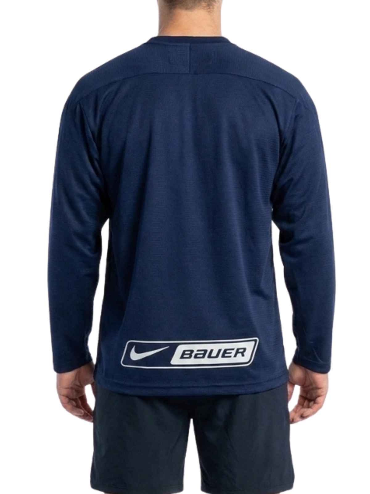 Bauer Nike V-Neck Polyester Mesh Hockey Team Practice Jersey Mens Style : 1030251