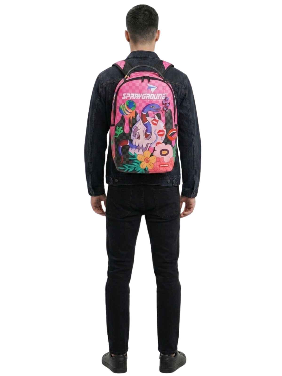 Sprayground Wtf Skull Drip Dlxsv Backpack Unisex Style : 910b7604nsz