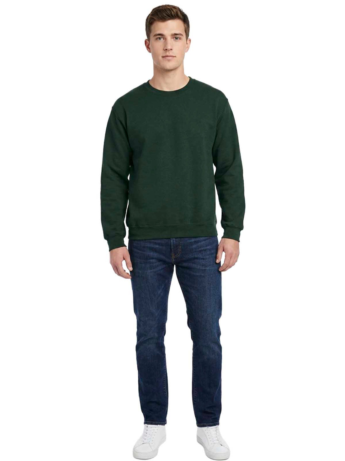 Jerzees Nublend 50/50 Crew Neck Pullover Sweatshirt Mens Style : 562MR
