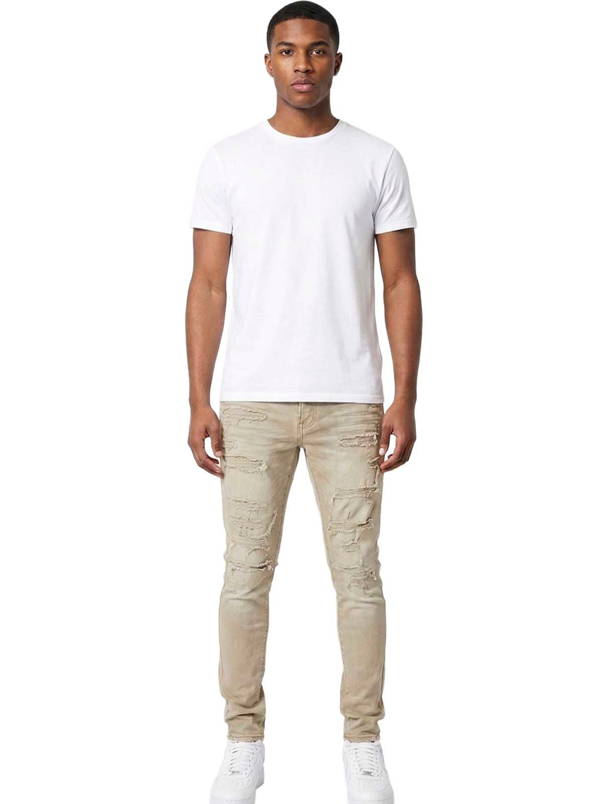 Jordan Craig Ross Fit With Shreds Jeans Mens Style : Jr9502r