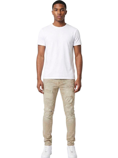 Jordan Craig Ross Fit With Shreds Jeans Mens Style : Jr9502r
