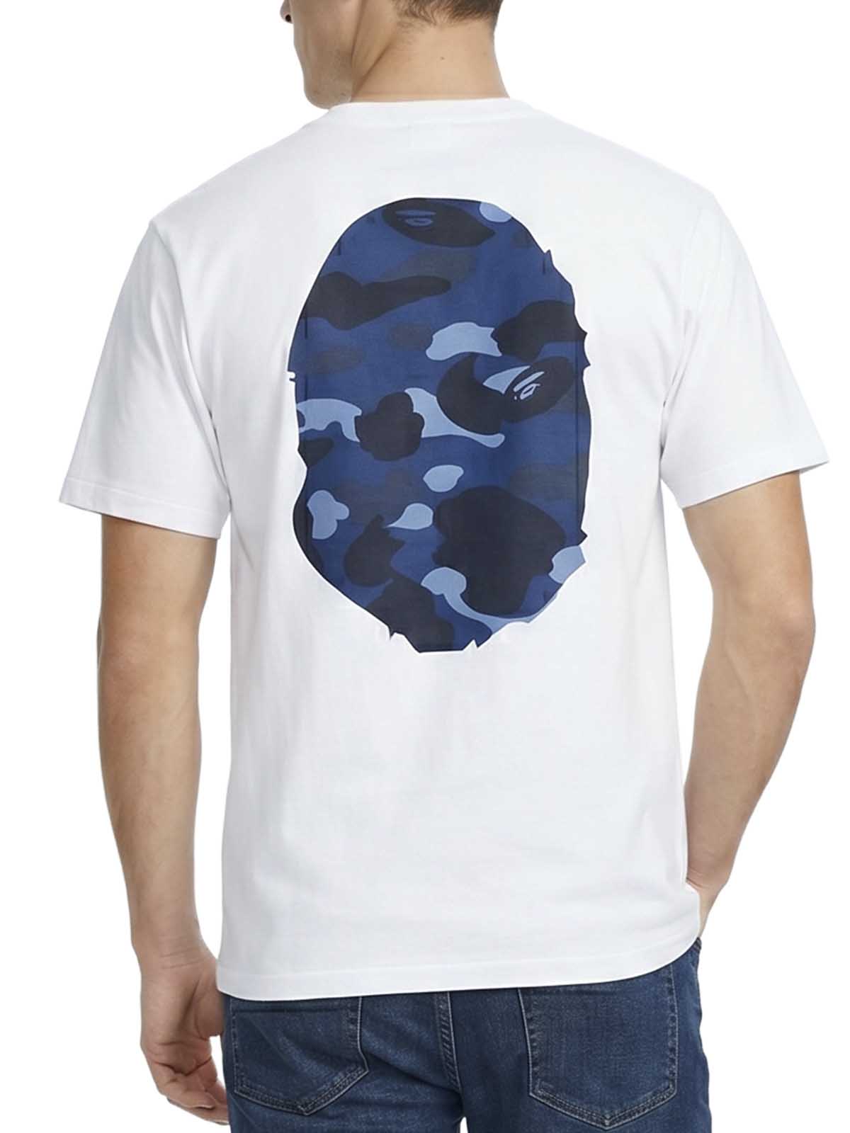 Bape Color Camo Big Ape Head T-shirt Mens Style : 983587