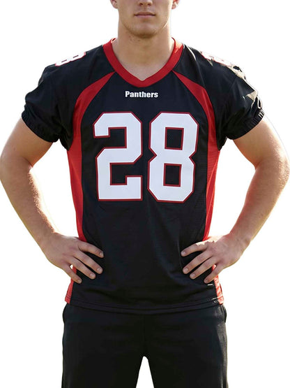 Teamwork Wild Horse Steelmesh Short Sleeve Elastic Sleeve Gathers Football Jersey Mens Style : 1323