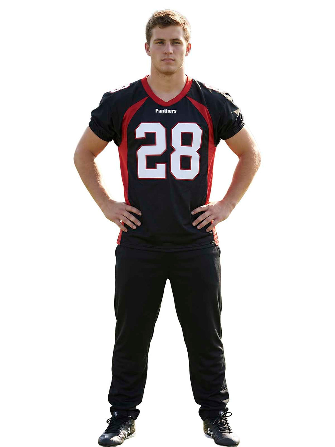 Teamwork Wild Horse Steelmesh Short Sleeve Elastic Sleeve Gathers Football Jersey Mens Style : 1323