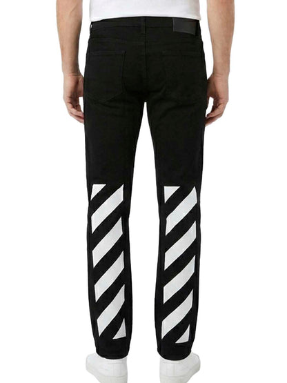 Off-white Diag Tab Arrow Slim Jeans Mens Style : Omya147c99den00