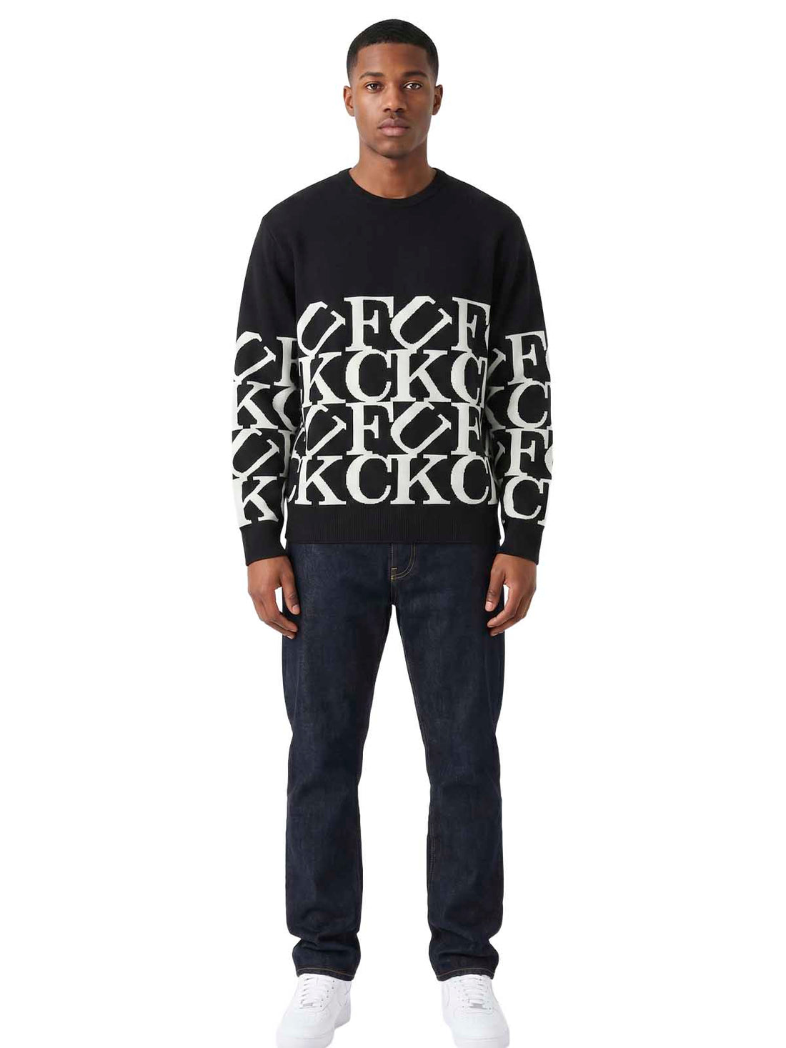 Supreme Fuck All Sweater Mens Style : Ss21sk15