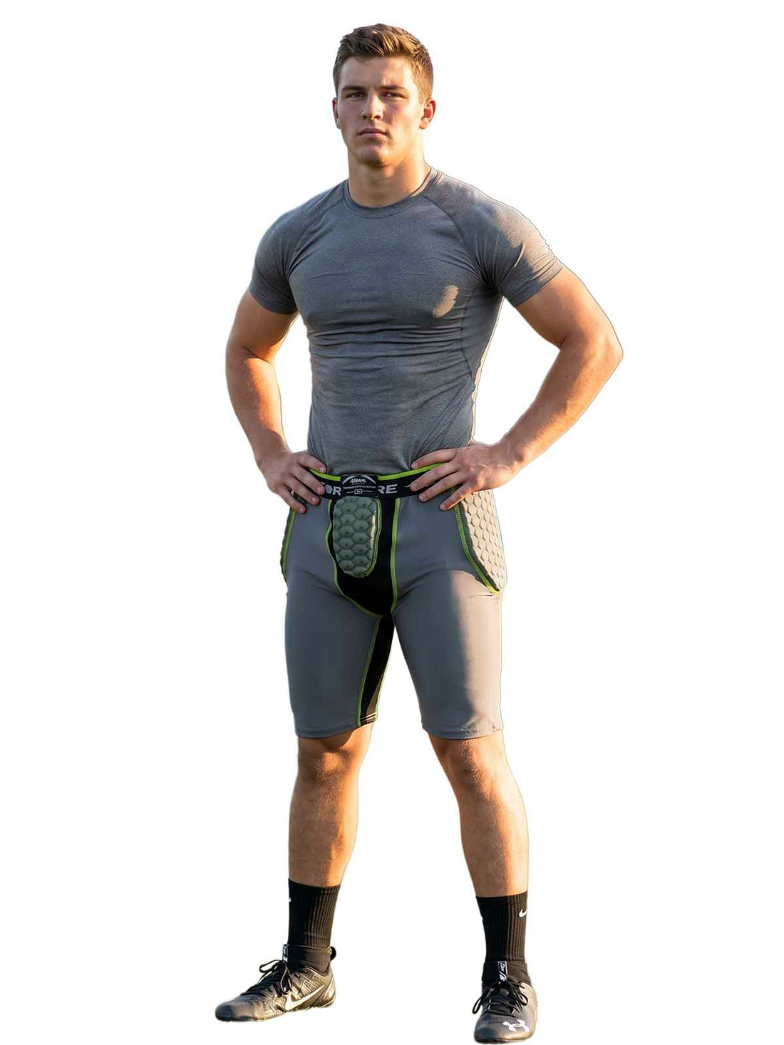 Alleson 3 Padded Integrated Football Girdle Unisex Style : 80106