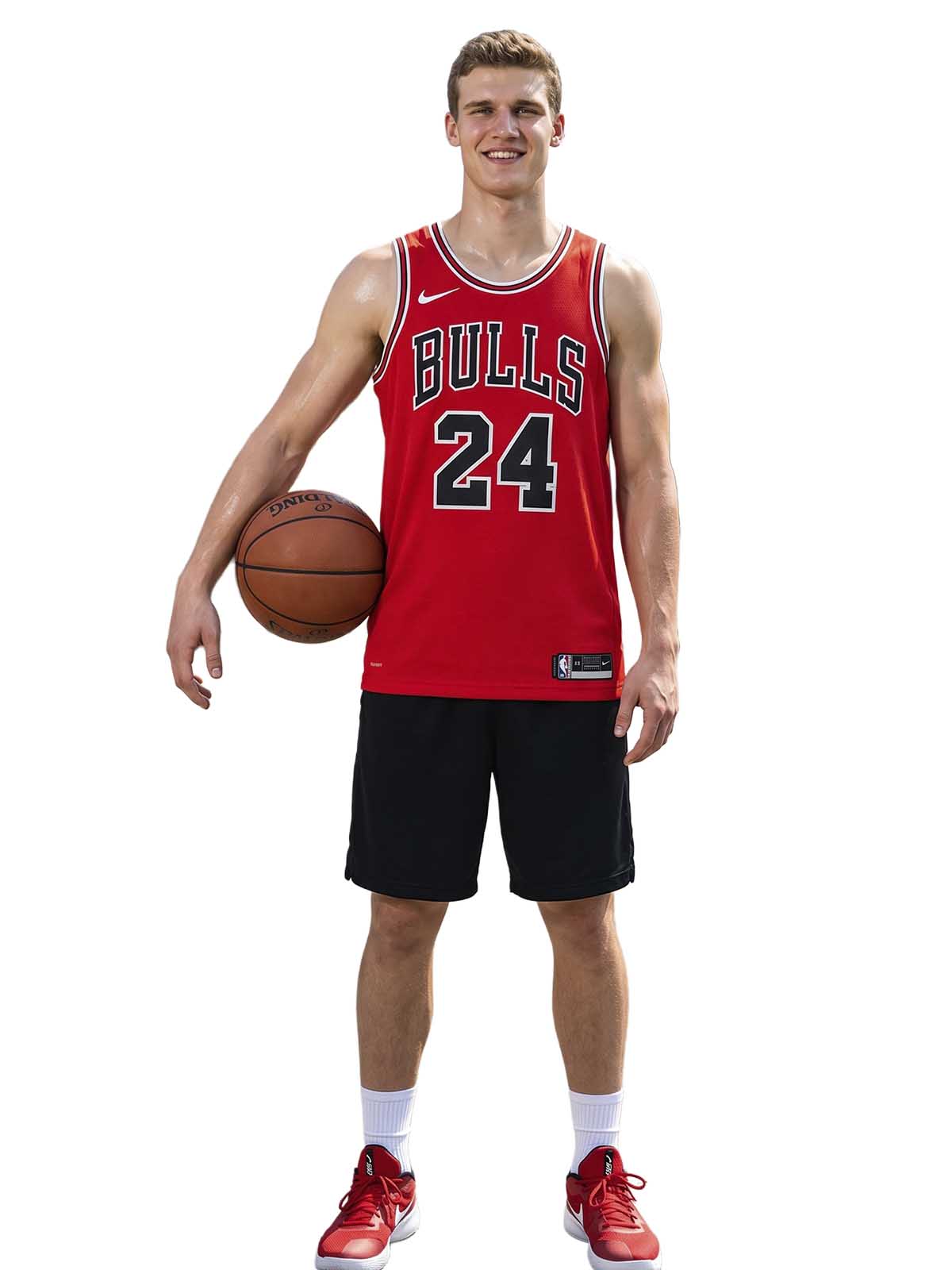 Nike Zach Lavine Bulls Icon Edition 2020 Nba Swingman Jersey Mens Style : Cw3660