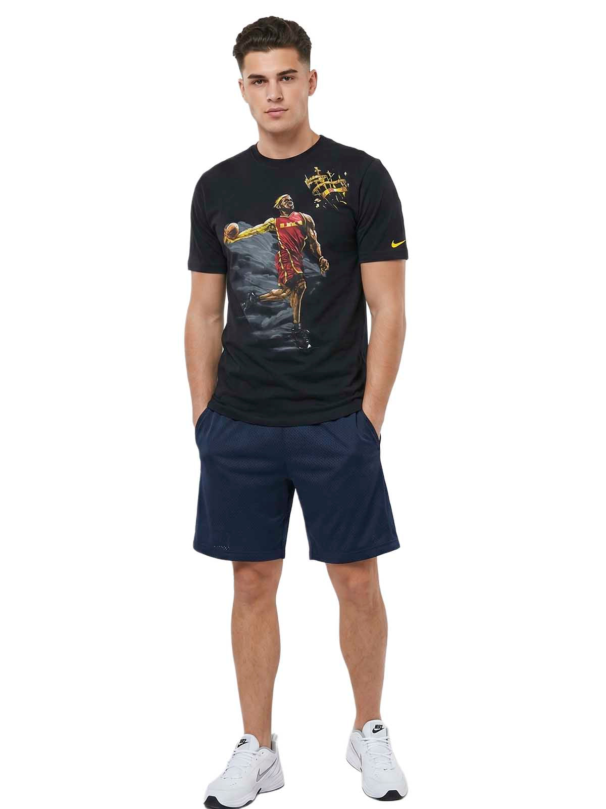 Nike Dry-fit Basketball Graphic Tee Mens Style : 589457-010