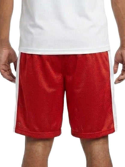 Badger Sport  Athletic Meshed and Striped Shorts Mens Style : Rn 