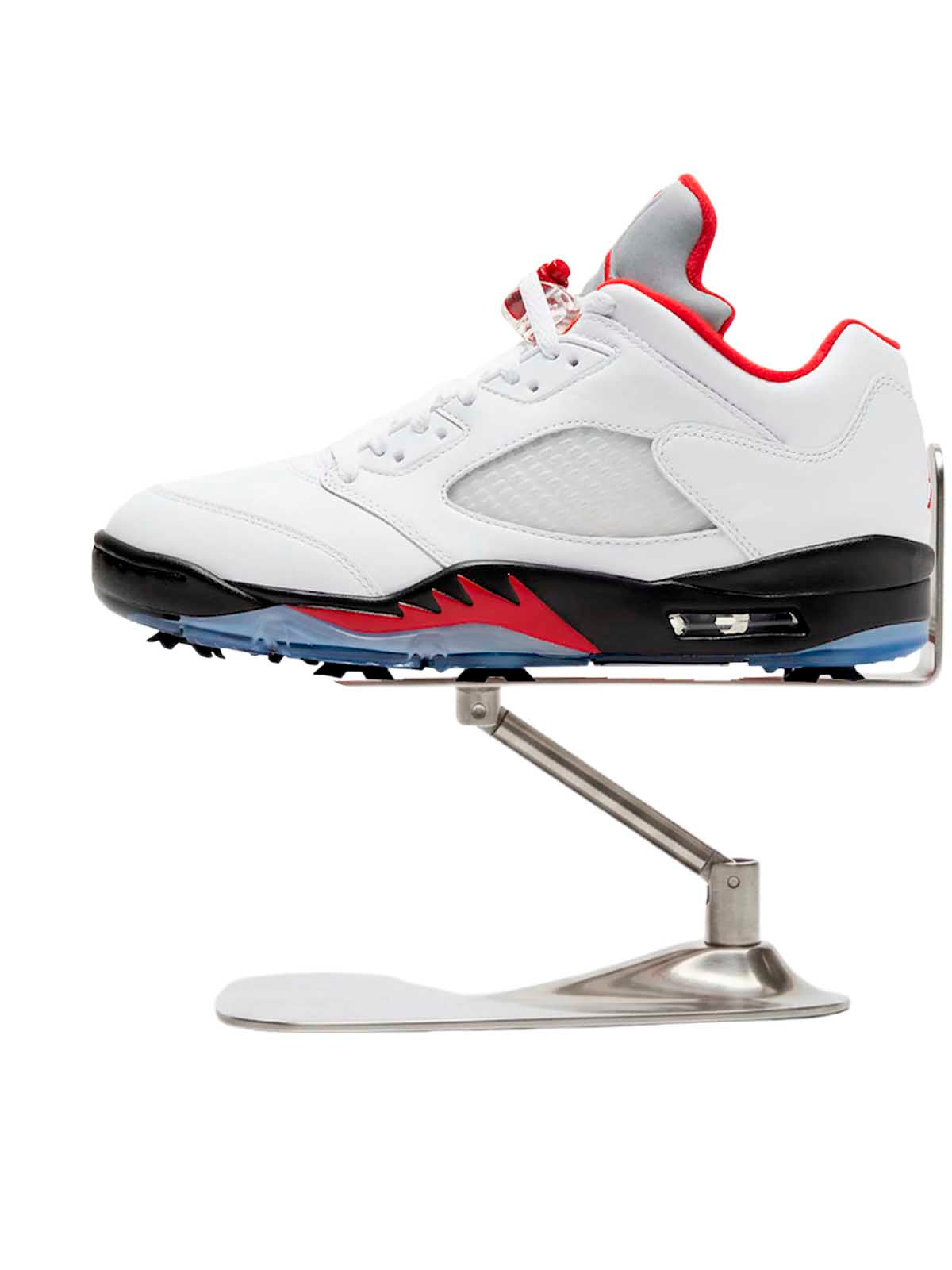 Jordan 5 Retro Low Golf Fire Red (Silver Tongue)