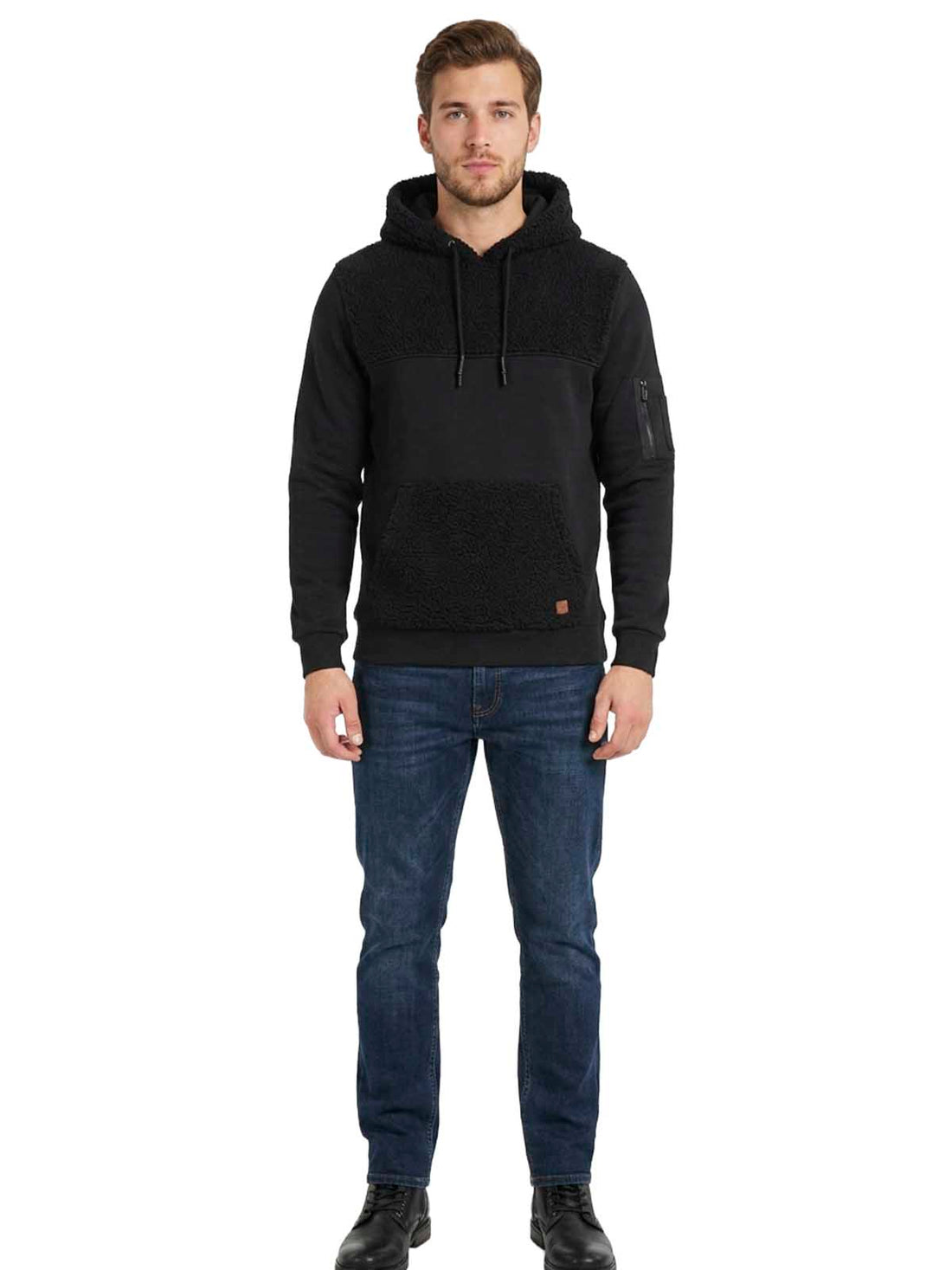 Soul Star Sweatshirt Mens Style : Msw Charming-BLACK
