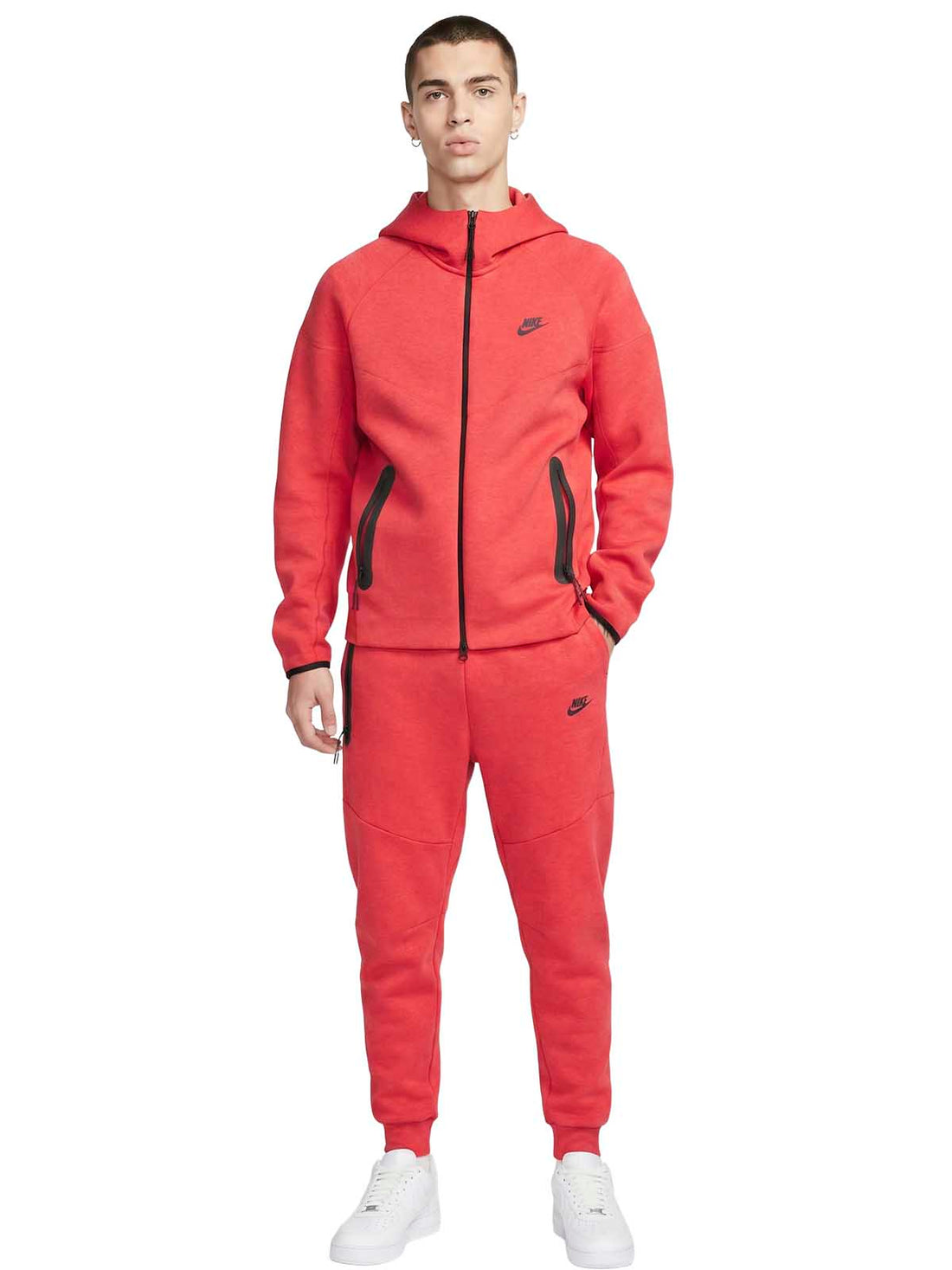 Nike Tech Fleece Full Zip Windrunner Heather Hoodie Mens Style : Fb7921